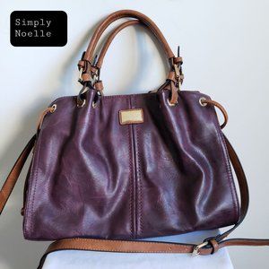Simply Noelle plum color purse w/ strap